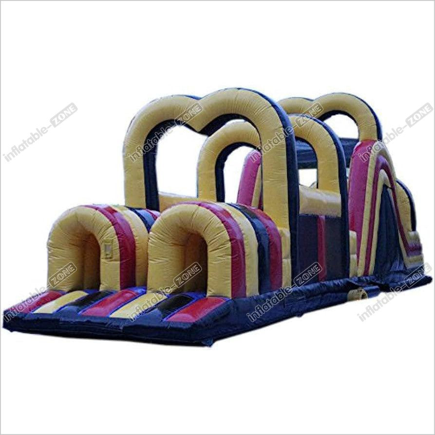 Adult Obstacle Course Outdoor Rush Safe Zoo Big Bounce Garden Assault Nature Sports Jump Air Backyard - Inflatable-Zone