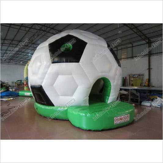 PVC Kids Inflatable Bounce House / Classic Inflatable Football Bouncy Castle