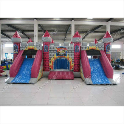 Full Painting Inflatable Castle Bouncy House PVC Material Inflatable Castle Jumping House Middle Size Inflatable Jumping