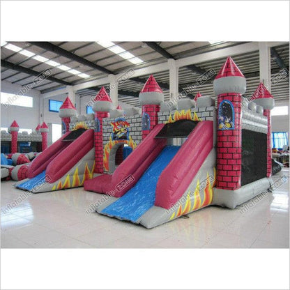 Full Painting Inflatable Castle Bouncy House PVC Material Inflatable Castle Jumping House Middle Size Inflatable Jumping