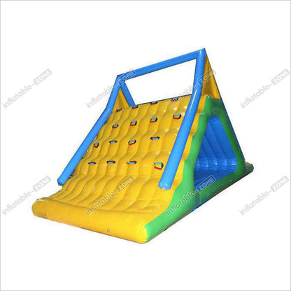 Challenge Inflatable Summit Express Climbing Walls With Slide / Water Park Equipment