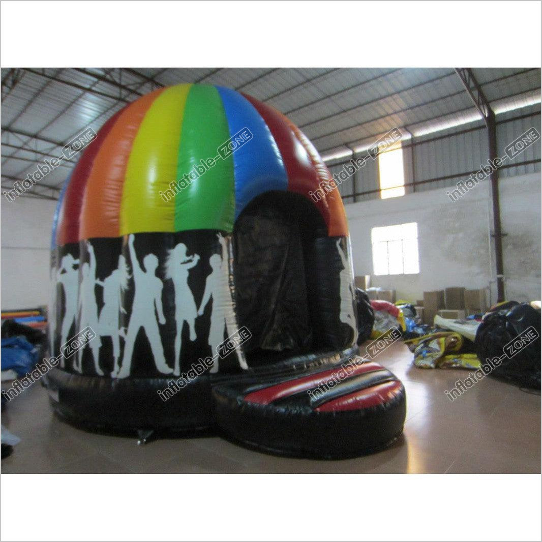Inflatable Jump House , Commercial Blow Up Dome Bouncy House Music
