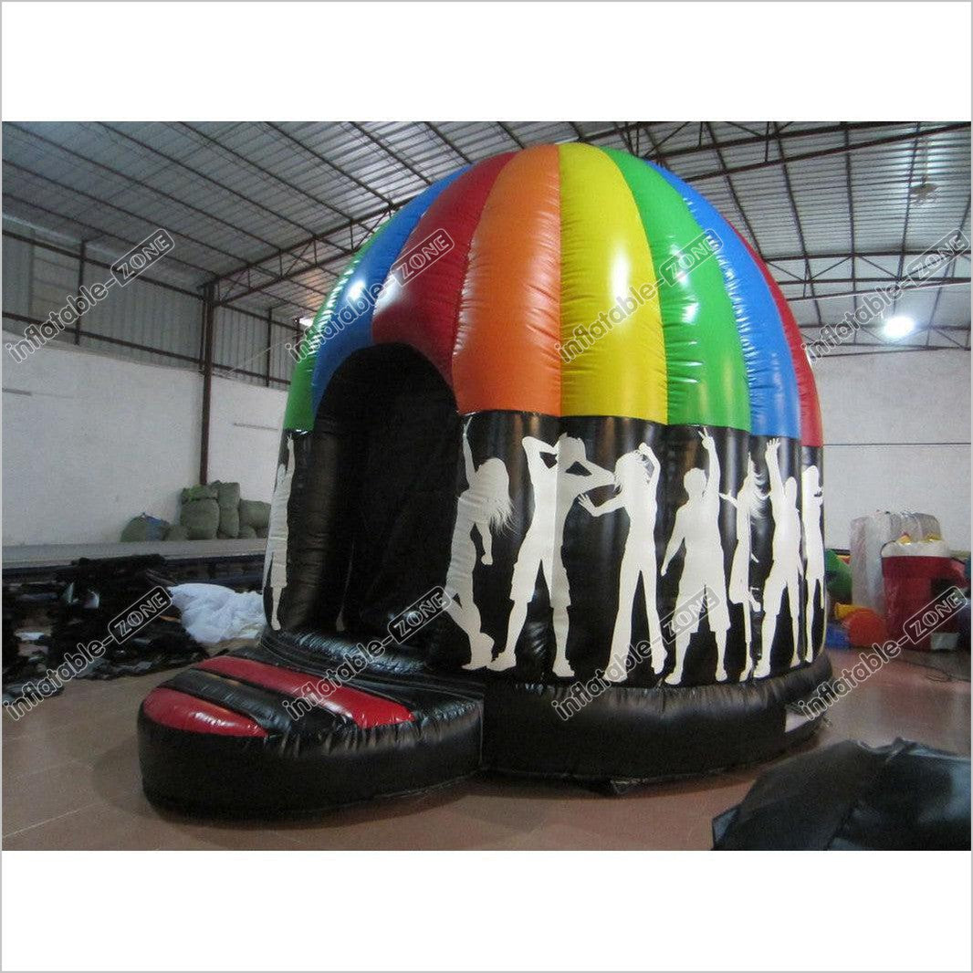 Inflatable Jump House , Commercial Blow Up Dome Bouncy House Music