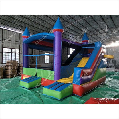 Custom Inflatable Bouncers China Commercial Bouncy Castle Jumping Bouncer Combo Slide Inflable For Kids