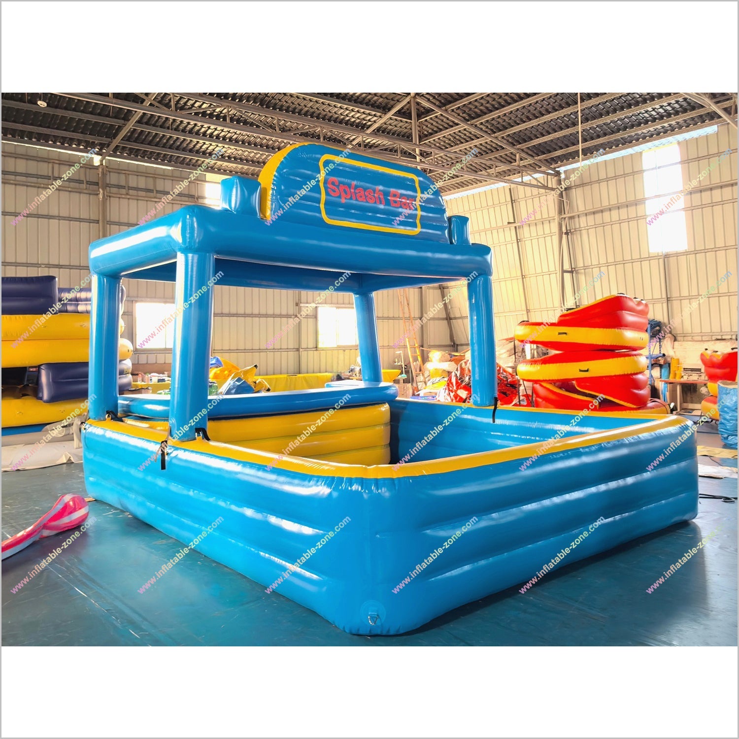 Splash Bar Inflatable Swimming Pool Toy Commercial Rentals Inflatable Pool Bar Fun Party Games For Adults - Inflatable-Zone