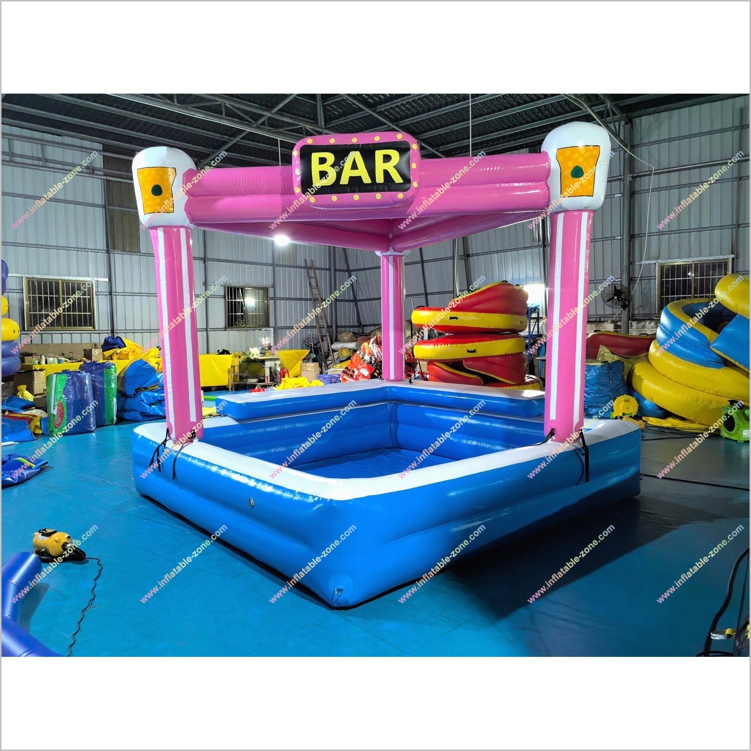 Party Location Inflatable Pool Bar Commercial Event Tent Floating Bar Inflatable Portable Swimming Pool For Adults - Inflatable-Zone