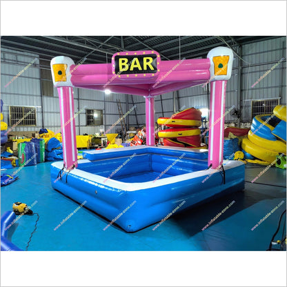 Party Location Inflatable Pool Bar Commercial Event Tent Floating Bar Inflatable Portable Swimming Pool For Adults - Inflatable-Zone