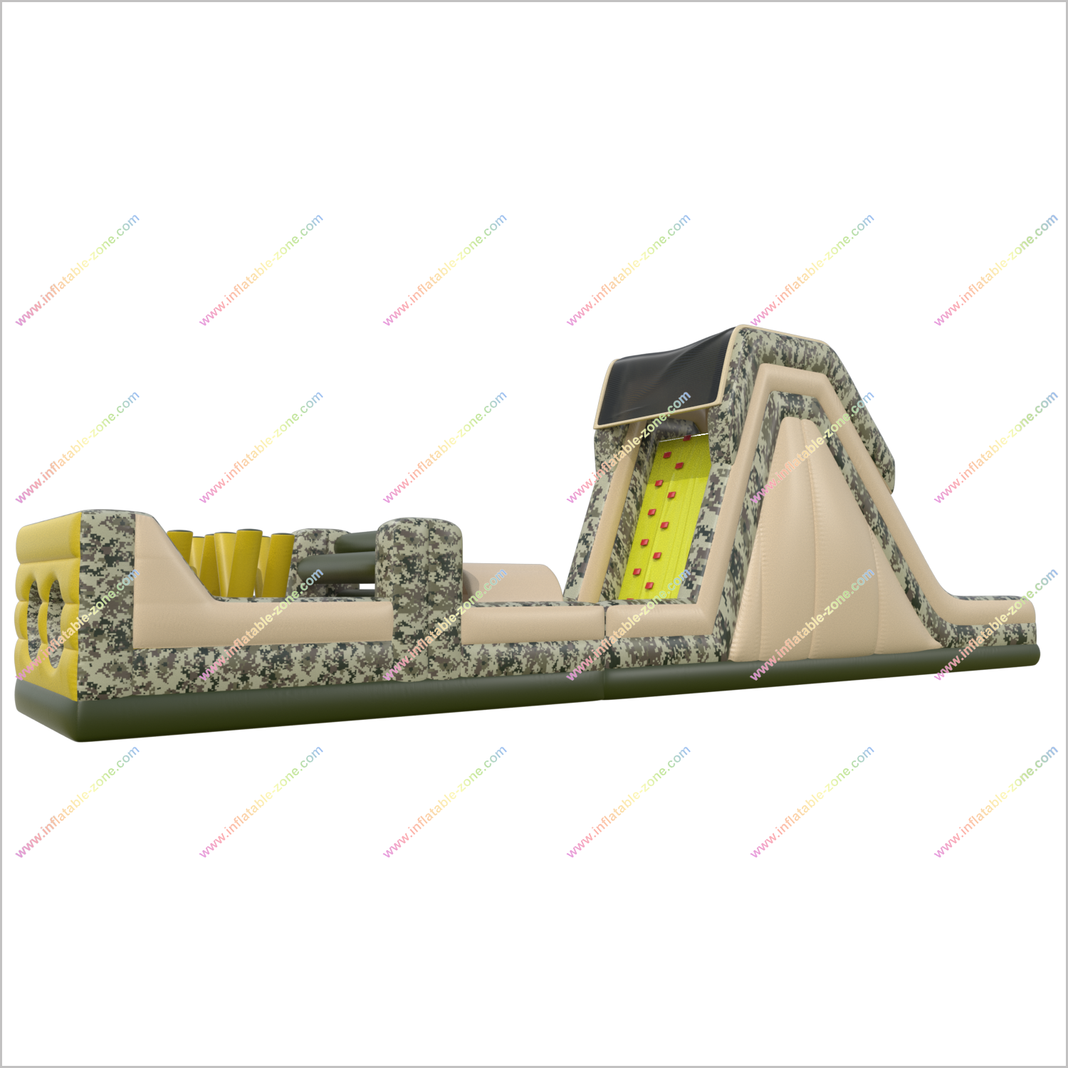 Boot Camp Extreme Challenge Inflatable Obstacle Course Best Backyard Obstacle Course For Adults Outside - Inflatable-Zone