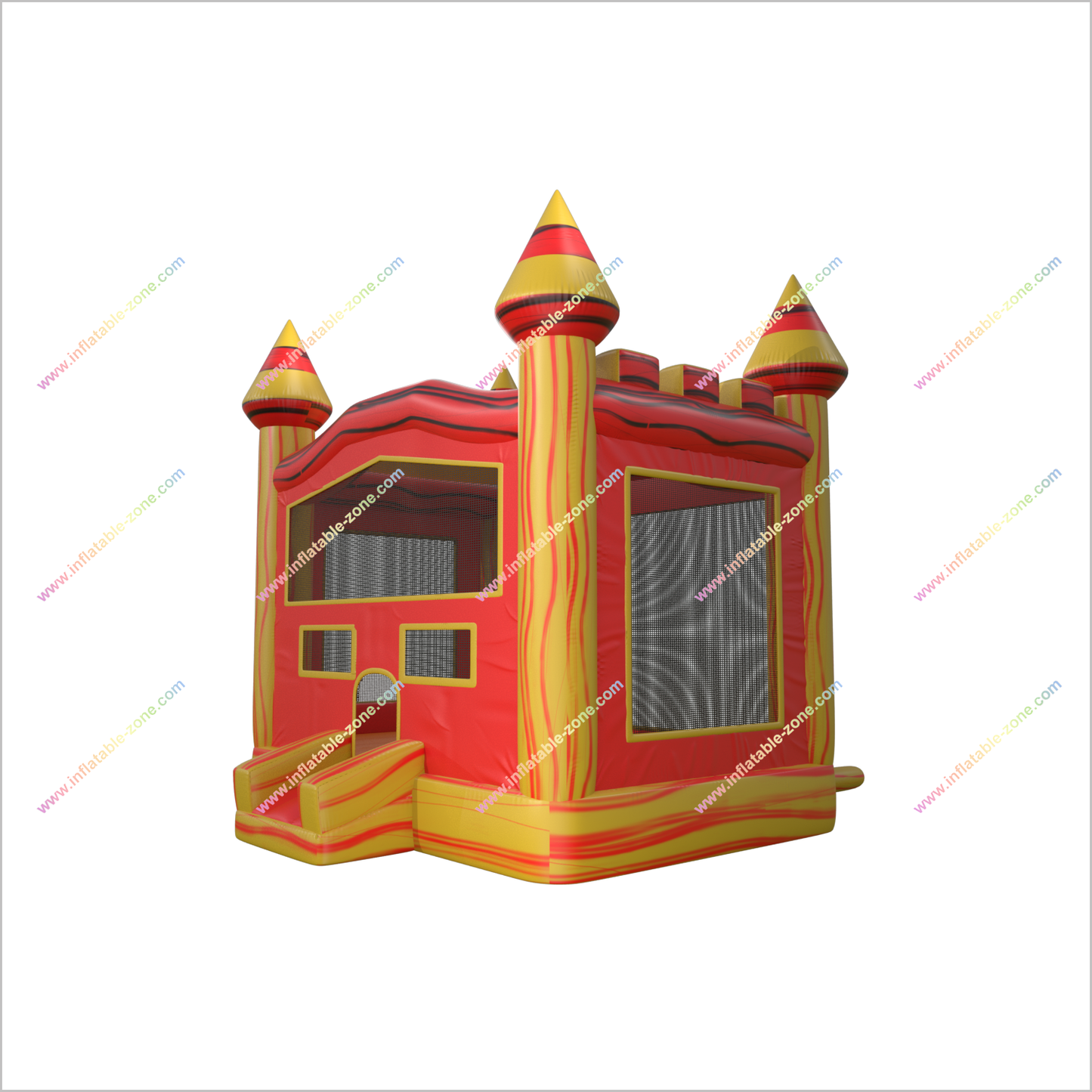 Happy Hop Inflatable Bouncy Castle Childrens Outdoor Playhouse Bounce Birthday Party Near Me Small Jump House - Inflatable-Zone