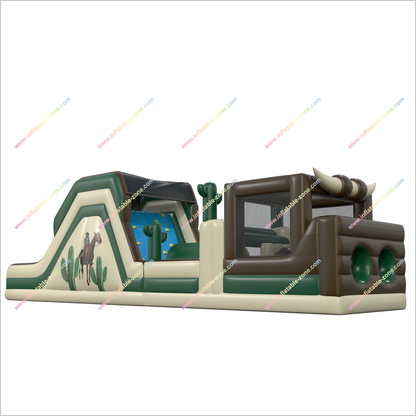 Inflatable Obstacle Course Rental Party Time Assault Course Game Challenge Bounce House Obstacle Course For Adults - Inflatable-Zone