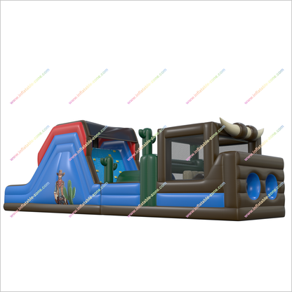 Big Inflatable Obstacle Course Game For Outdoor Inflatable Race Obstacle Course Bounce House Rental - Inflatable-Zone