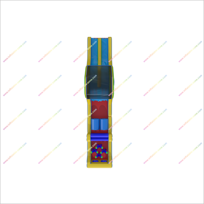 Rainbow Obstacle Course Retro Rock Climb Slide Commercial Inflatable Obstacle Course Bouncer Races Challenge - Inflatable-Zone