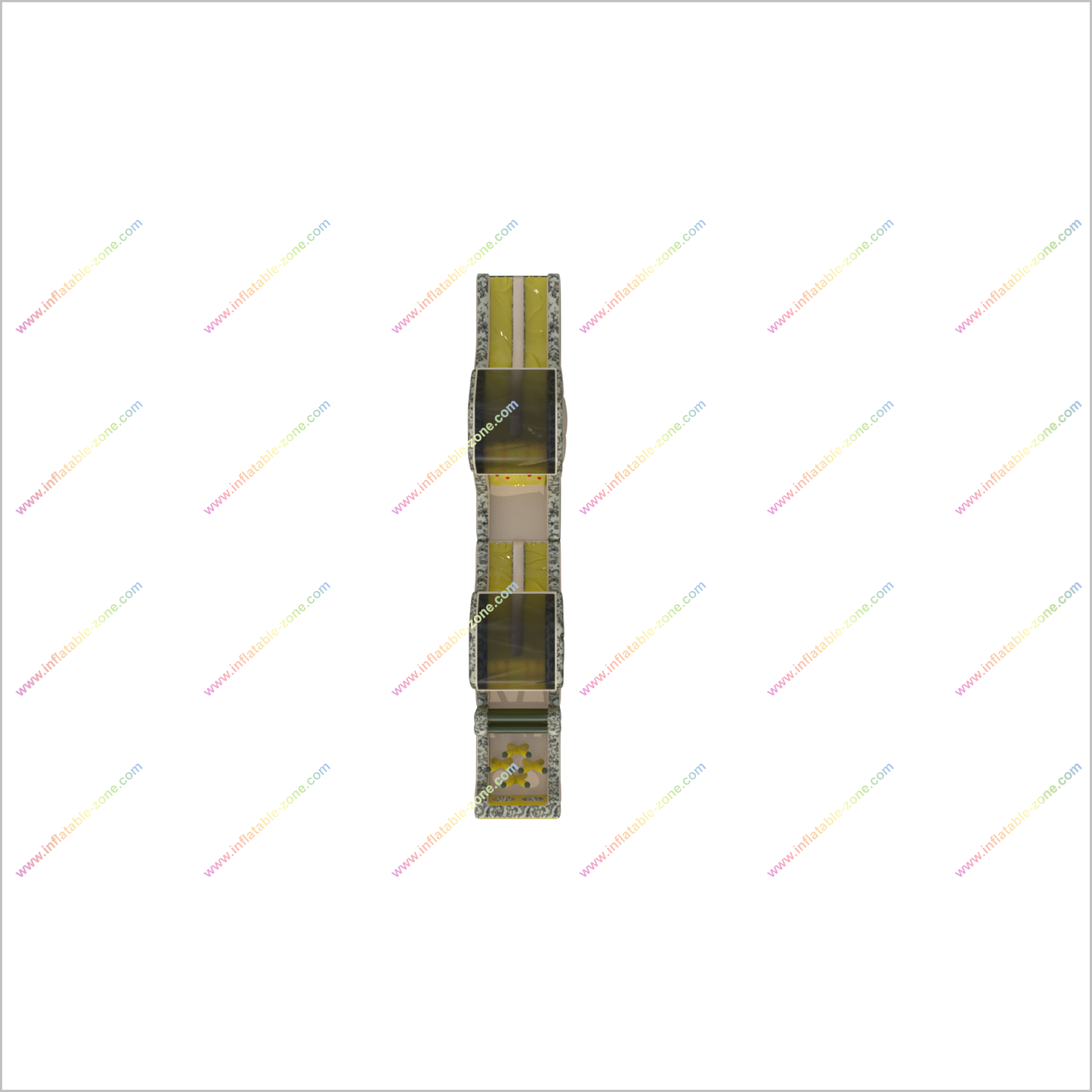 Long Boot Camp Inflatable Obstacle Course Camo Inflatable Special Ops Challenge Obstacle Course Near Me Outdoor - Inflatable-Zone