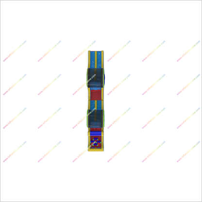 Inflatable Rainbow Obstacle Course Soft Rock Wall Climb And Double Slide Inflatable Obstacle Course Races - Inflatable-Zone