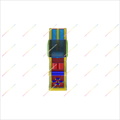 Large Obstacle Course Camp Inflatable Obstacle Race Sports Game With Inflatable Rock Climbing Wall Slide - Inflatable-Zone