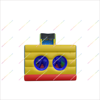 World'S Largest Bounce House Obstacle Course Outdoor Inflatable Obstacle Run Wipeout Blow Up Course - Inflatable-Zone