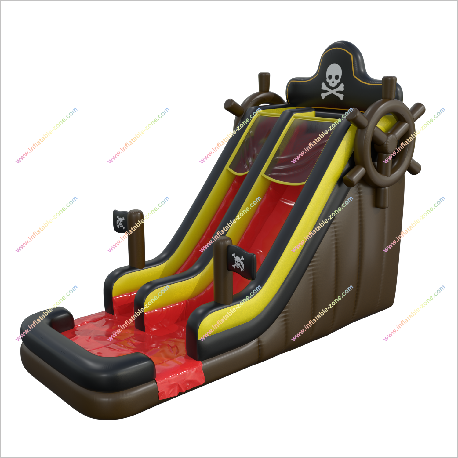 Pirate Ship Water Slide Best Entertainment Inflatable Water Slide And Pool Soft Play Area Equipment For Sale - Inflatable-Zone