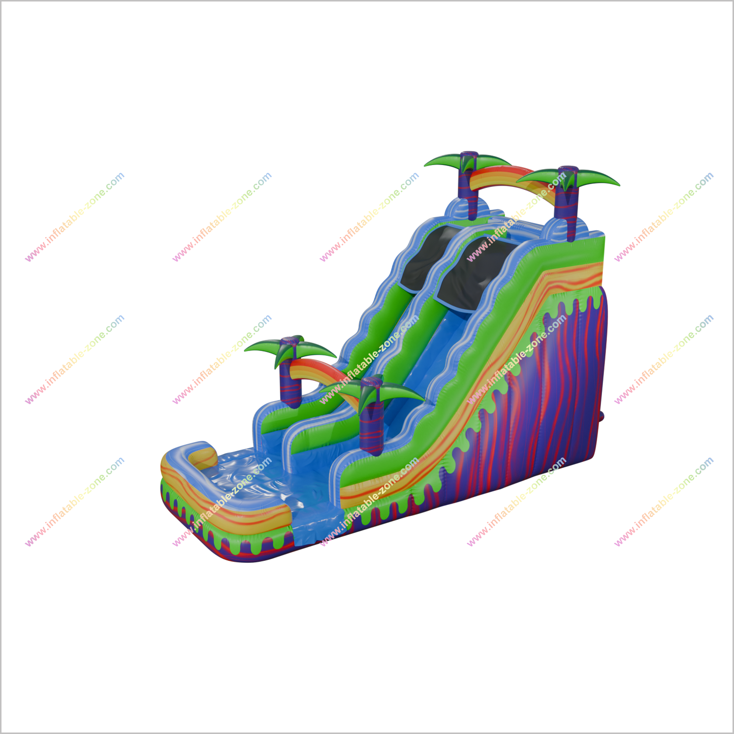 Blow Up Inflatable Water Slide Childrens Outdoor Toys Water Slide Rentals Near Me Inflatable Castle For Pool - Inflatable-Zone
