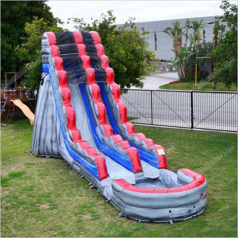 Pool Slide Water Double Lane Blowup Waterslide Inflatable Bounce House Combo Blow Up Ages - Inflatable-Zone