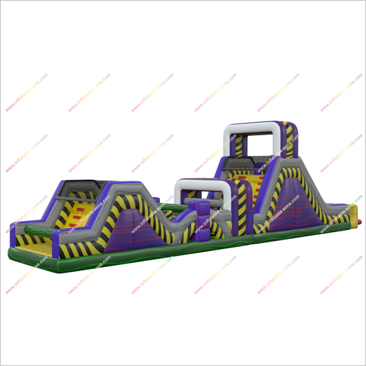 Toxic Meltdown Inflatable Course Near Me Commercial Play Equipment Bouncy Castle Obstacle Course Hire